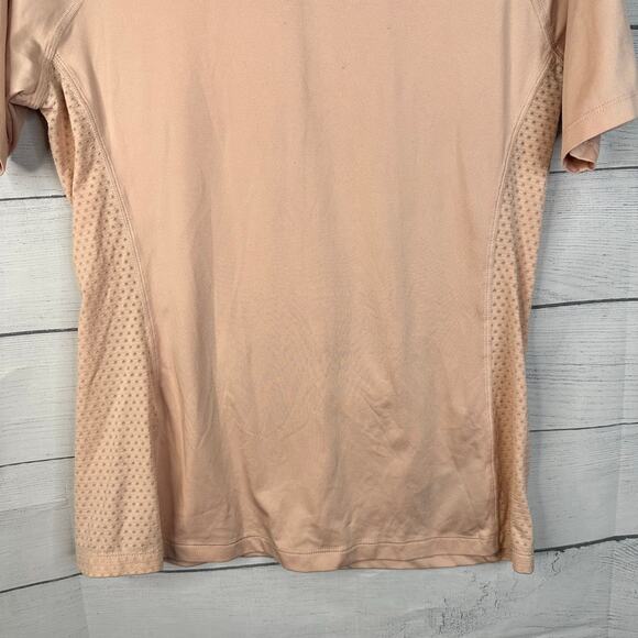 Columbia Womens Small Maplegate Short Sleeve Stretch T-shirt Top Hiking Pink - Picture 4 of 8